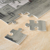 Das Weiße Haus, Hauptstadt in Washington Lithograp Puzzle (Seite)