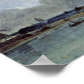 Das Weiße Haus in Chelsea von Thomas Girtin Poster (Ecke)