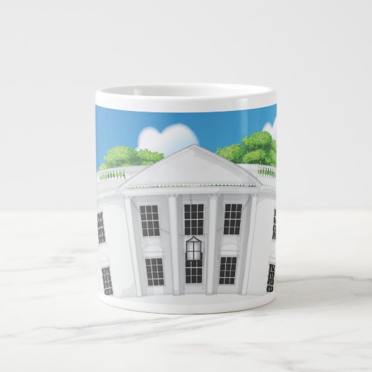 Das Weiße Haus Jumbo-Tasse (Vorderseite)