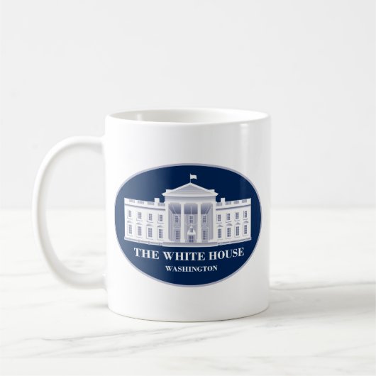 Das Weiße Haus Kaffeetasse (Links)
