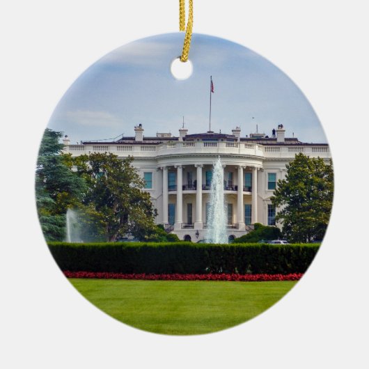 Das Weiße Haus Keramikornament (Vorne)