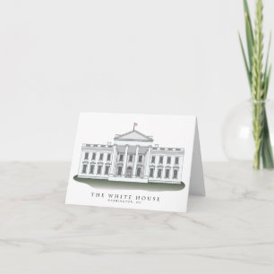 Das Weiße Haus Notecards Karte