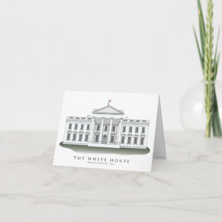 Das Weiße Haus Notecards Karte