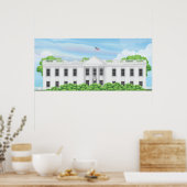 Das Weiße Haus Poster (Küche)