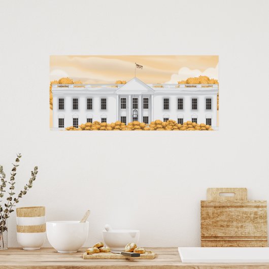 Das Weiße Haus Poster (Küche)
