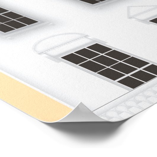 Das Weiße Haus Poster (Ecke)