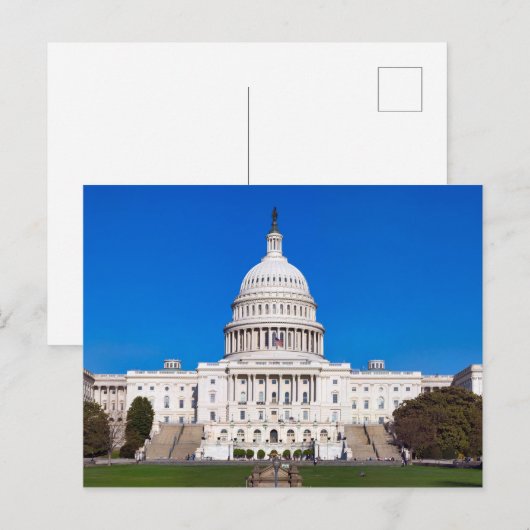 Das Weiße Haus Postkarte (Vorne/Hinten)