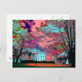 Das Weiße Haus Postkarte (Vorne/Hinten)