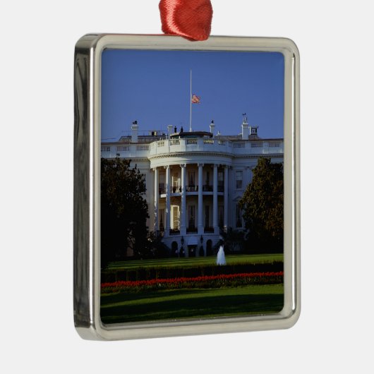 Das Weiße Haus Silbernes Ornament (Rechts)