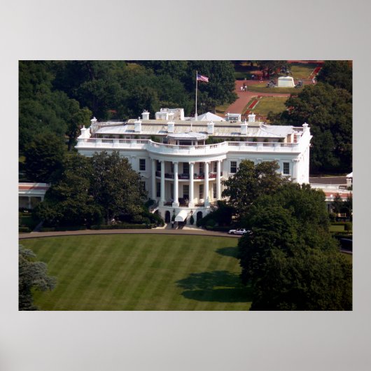 Das Weiße Haus - Südfassade Poster (Vorne)