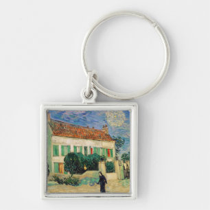 Das Weiße Haus Vincent van Goghs nachts, 1890 Schlüsselanhänger