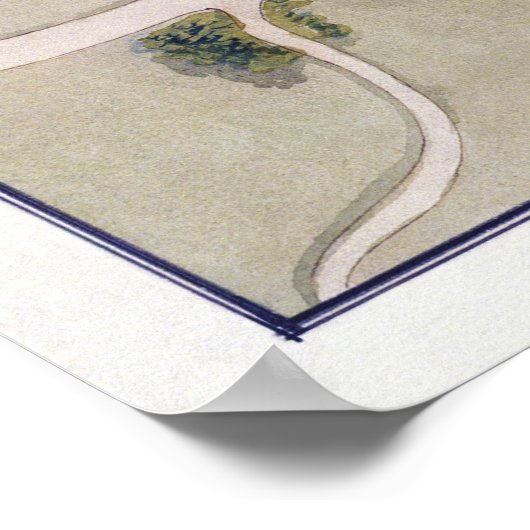 Das Weiße Haus Washington D.C. Poster (Ecke)