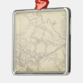 Das Weiße Haus zu Harrisons Landung Silbernes Ornament (Links)