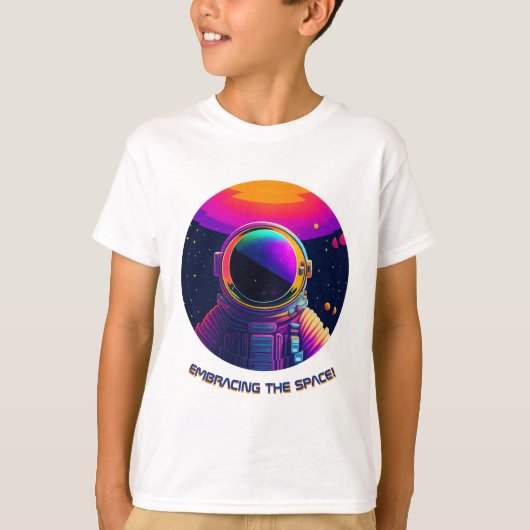 Das weiße Hemd der Weltraumkids verkörpern T-Shirt (Vorderseite)