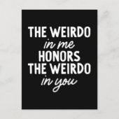 Das Weiße in mir ehrt das Weiße in deiner Postkart Postkarte (Vorderseite)