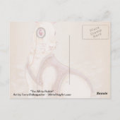 Das weiße Kaninchen - Alice im Wunderland-Postkart Postkarte (Rückseite)