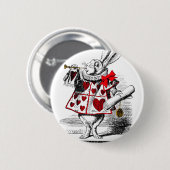 Das weiße Kaninchen Button (Vorne & Hinten)