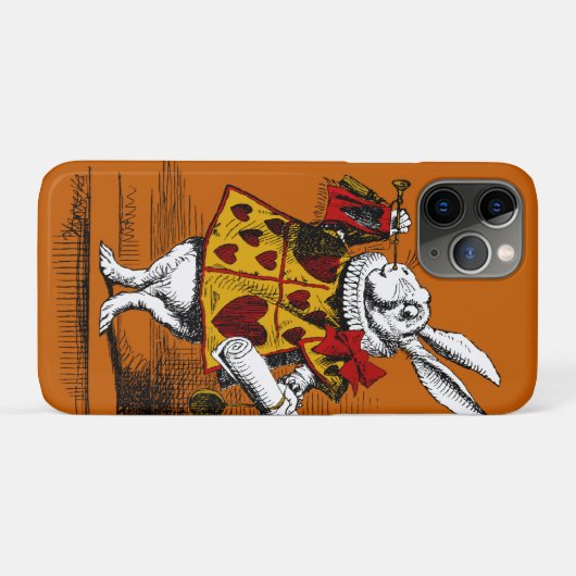 Das weiße Kaninchen Case-Mate iPhone Hülle (Rückseite (Horizontal))