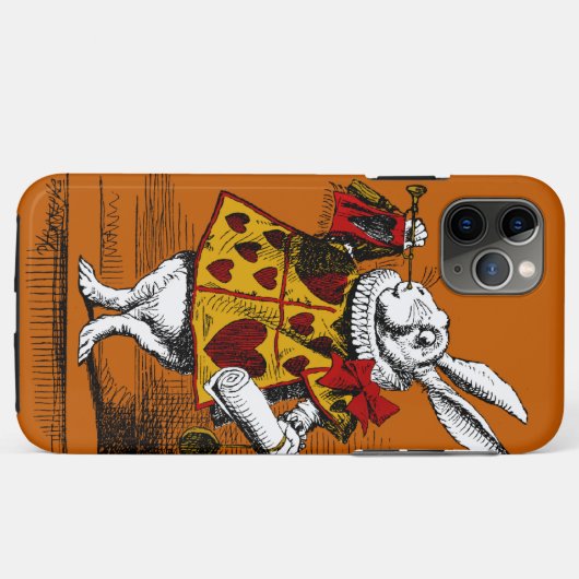 Das weiße Kaninchen Case-Mate iPhone Hülle (Rückseite (Horizontal))