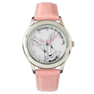 Das weiße Kaninchen, der Hurrikan, den ich leide Armbanduhr