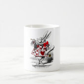 Das weiße Kaninchen Kaffeetasse (Mittel)