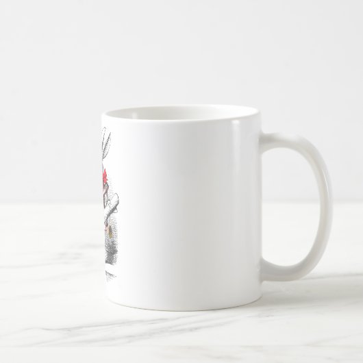 Das weiße Kaninchen Kaffeetasse (Rechts)