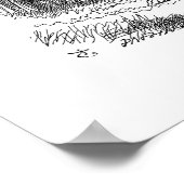 Das weiße Kaninchen Poster (Ecke)