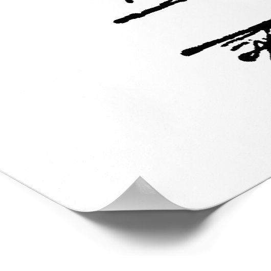 Das weiße Kaninchen Poster (Ecke)