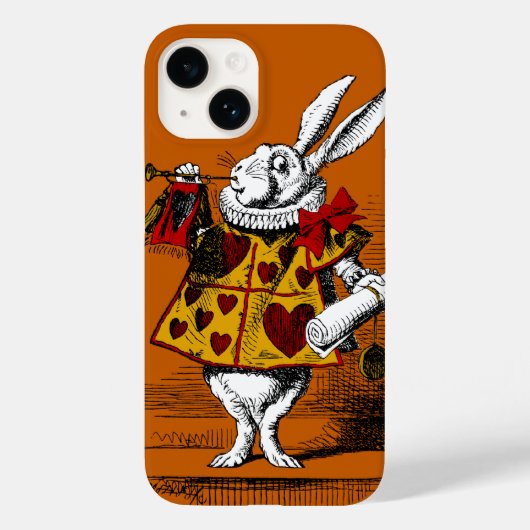 Das weiße Kaninchen selten Fall Mate iPhone Fall Case-Mate iPhone Hülle (Rückseite)