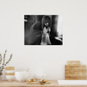 Das weiße Kleid - Poster (Küche)