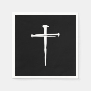 Das Weiße Kreuz der drei Nägel Christlich Serviette