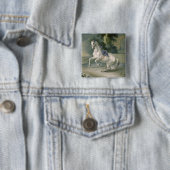 Das weiße "Leal" levade en des Stallion, 1721 Button (Beispiel)