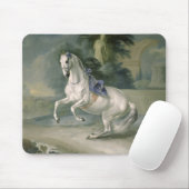 Das weiße "Leal" levade en des Stallion, 1721 Mousepad (Mit Mouse)