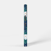 Das weiße Lotus Midnight Lotus-Muster Samsung Galaxy Hülle (Rechte Seite)