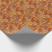 Das weiße Lotus Sunset Safari-Muster Geschenkpapier (Ecke)