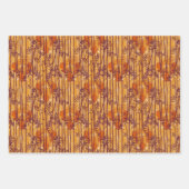 Das weiße Lotus Sunset Safari-Muster Geschenkpapier Set (Vorderseite)