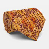 Das weiße Lotus Sunset Safari-Muster Krawatte (Gerollt)