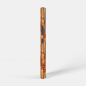 Das weiße Lotus Sunset Safari-Muster Samsung Galaxy Hülle (Rechte Seite)