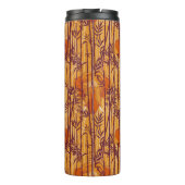 Das weiße Lotus Sunset Safari-Muster Thermosbecher (Rückseite)
