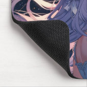 Das weiße Mädchen Mousepad (Ecke)