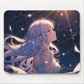 Das weiße Mädchen Mousepad