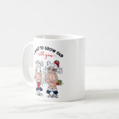 Das weiße Paar, das ich gewollt habe, um mit dir a Kaffeetasse (Vorderseite Links)