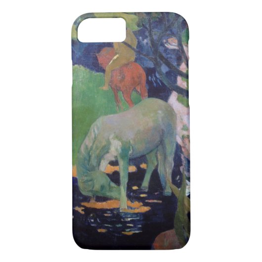 Das Weiße Pferd, Gauguin Case-Mate iPhone Hülle (Rückseite)