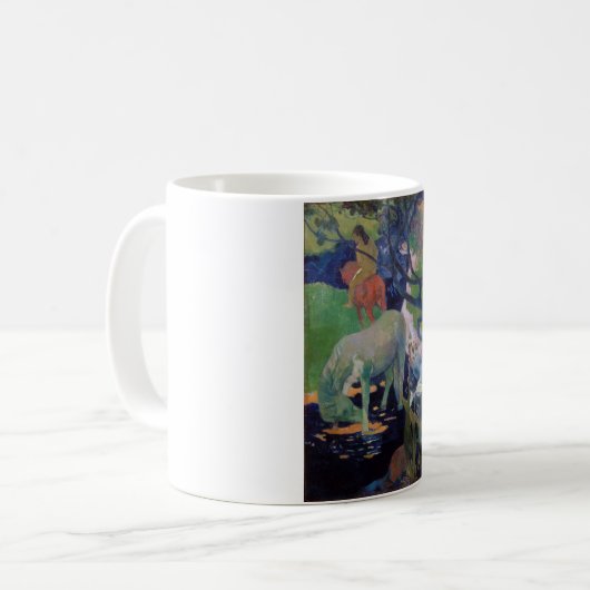 Das Weiße Pferd, Gauguin Kaffeetasse (Vorderseite Links)