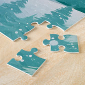 Das weiße Pferd im grünen Wald Puzzle (Seite)