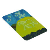 Das Weiße Pferd in Somerset 2011 Magnet (Rechte Seite)