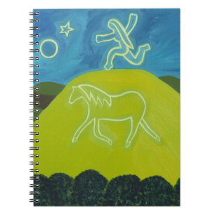 Das weiße Pferd in Somerset 2011 Notizblock