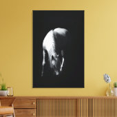 Das weiße Pferd Leinwanddruck (Insitu (Wohnzimmer))
