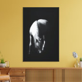 Das weiße Pferd Leinwanddruck (Insitu (Wohnzimmer))