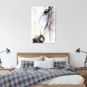 Das weiße Pferd - Originalgemälde Leinwanddruck (Insitu (Schlafzimmer))